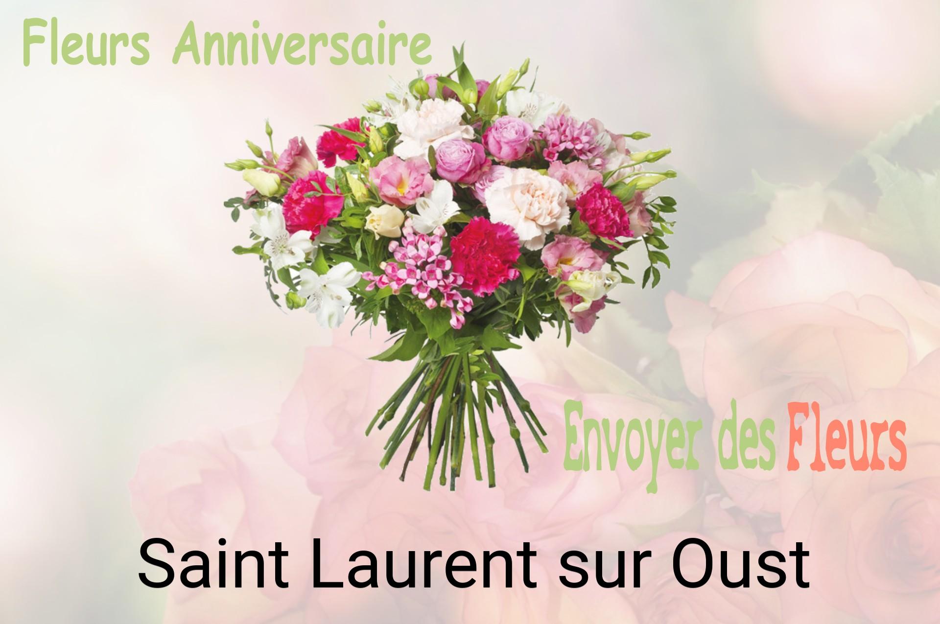 Bouquet de fleurs d’anniversaire livré à Saint-Laurent-sur-Oust